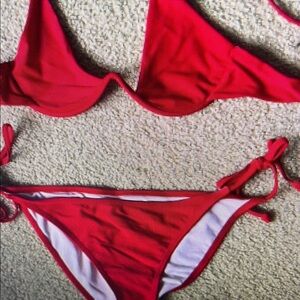 Red Bikini Set